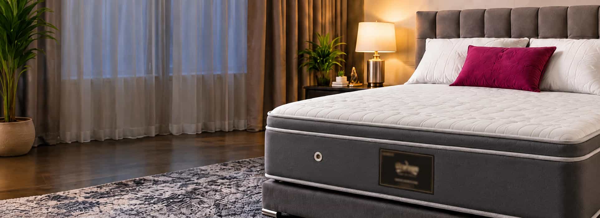 Premium Mainfoam mattress in a restful bedroom