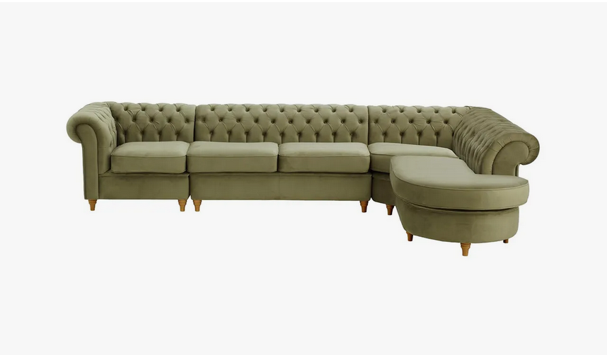 Vitafoam Chesterfield 4-piece Corner Sofa 2