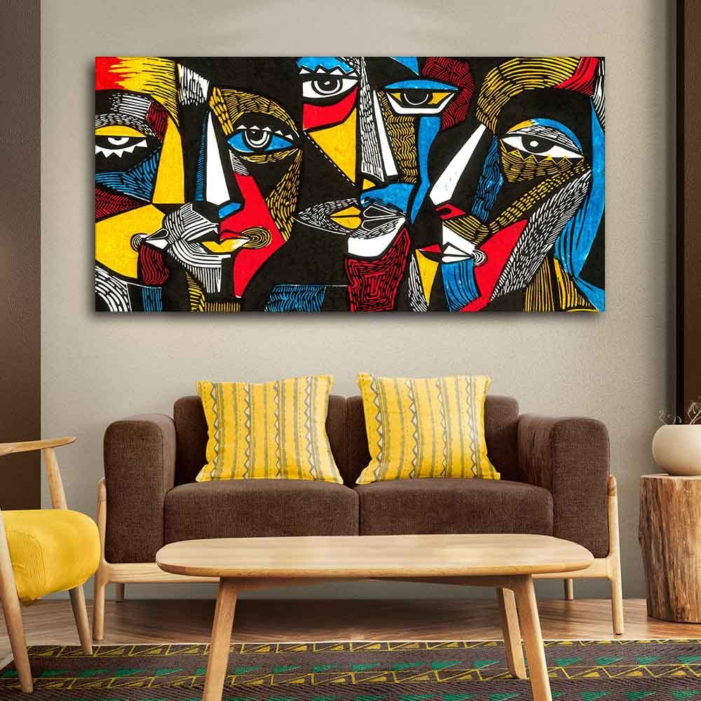 African Art Wall Canvas Art