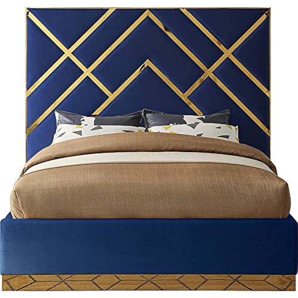 Polished Gold Bedframe Design-2