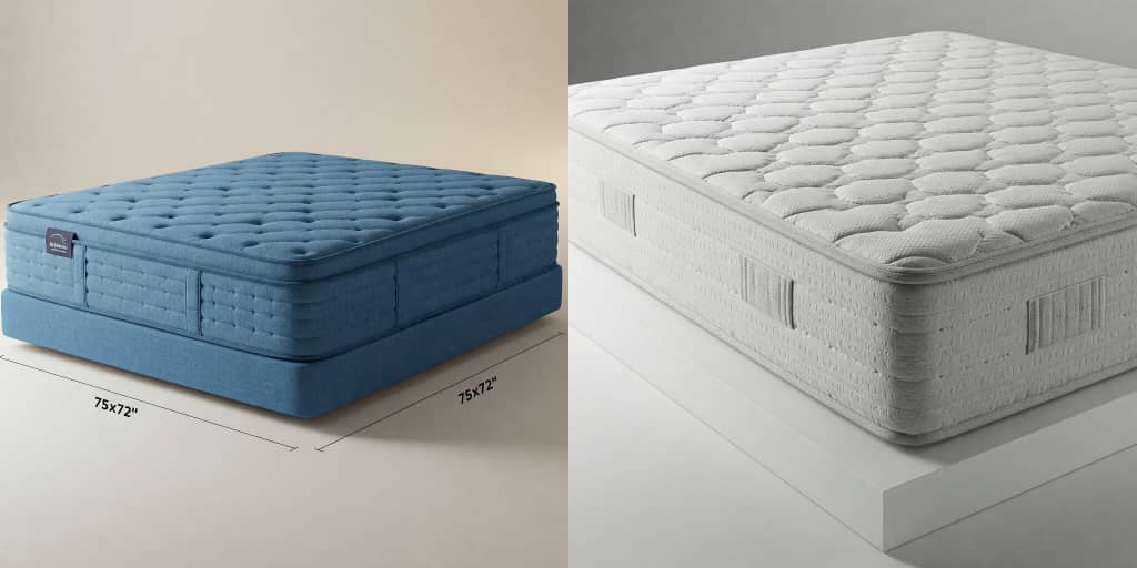 What is the maximum thickness of a 75x72 mattress?