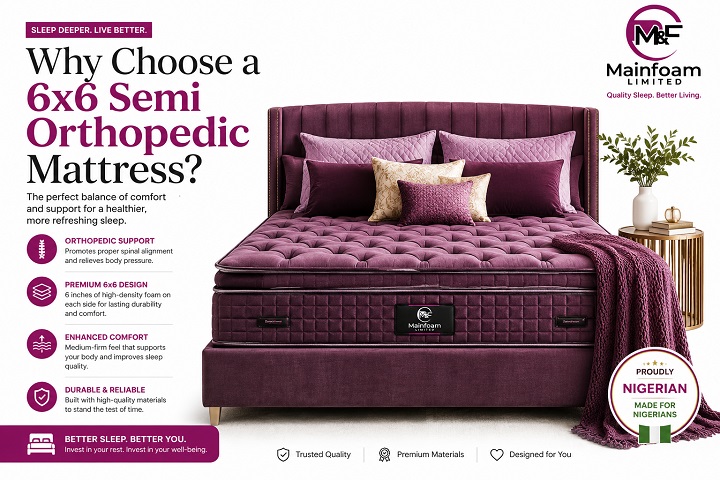 Why Choose a 6x6 Semi Orthopedic Mattress?