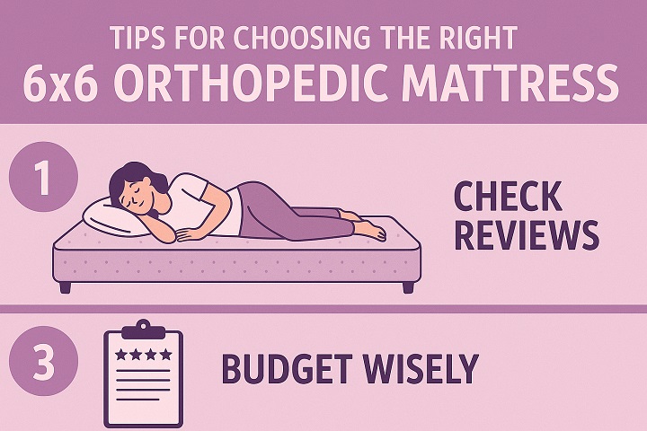 Tips for Choosing the Right 6X6 Orthopedic Mattress