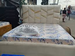 12 inches 6 by 6 semi- orthopedic mouka foam and bed stand for it ...