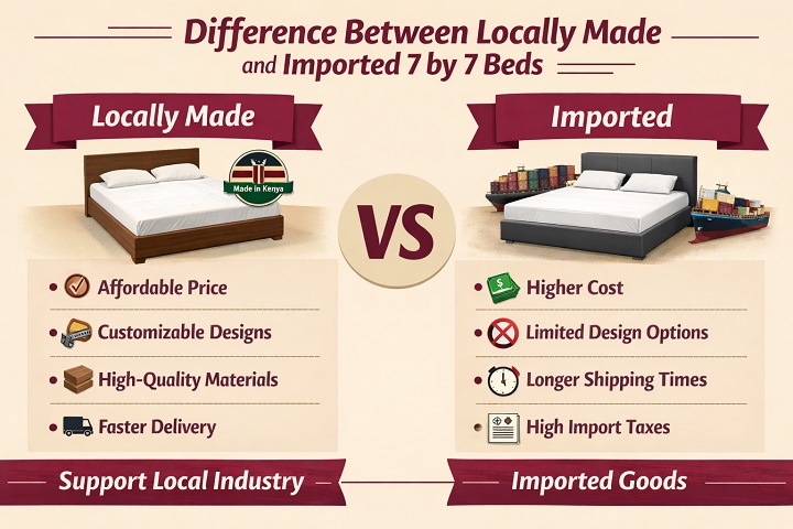 Difference Between Locally Made and Imported 7 by 7 Beds