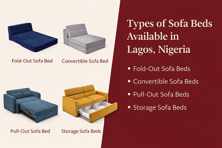Types of Sofa Beds Available in Lagos, Nigeria