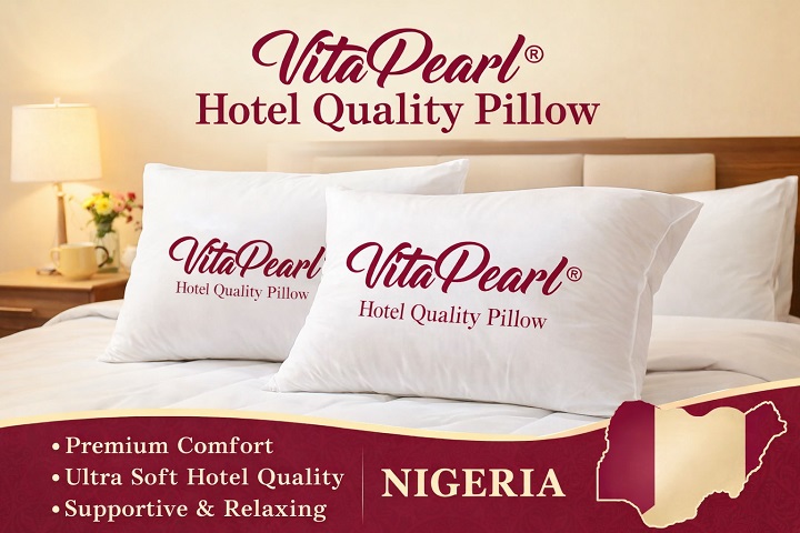 Vitapearl Hotel Quality Pillow Nigeria