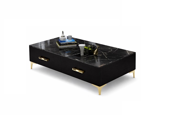 40 Inch Alicia Ceramic Top Coffee Table — The Statement Piece Your Living Room Has Been Waiting For