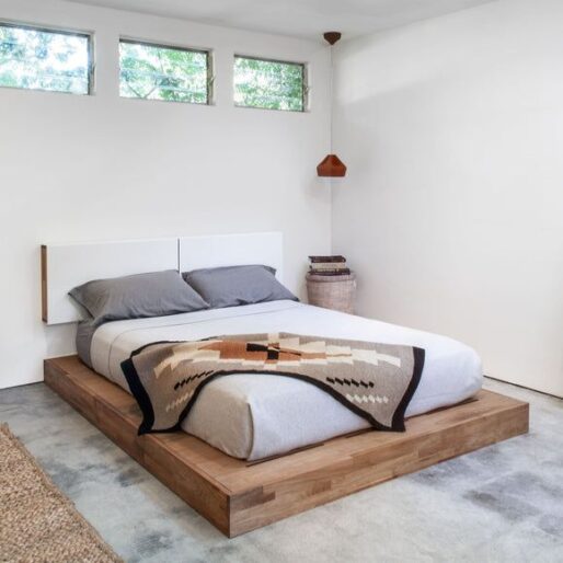 6 by 6 Platform Bed Frame Designs Sleek and Space-Saving