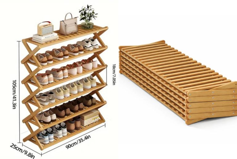 7 Advantages of a Wooden Shoe Rack – 5-Tier Foldable Organizer