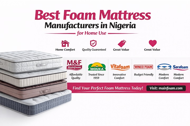 Best Foam Mattress Manufacturers in Nigeria for Home Use