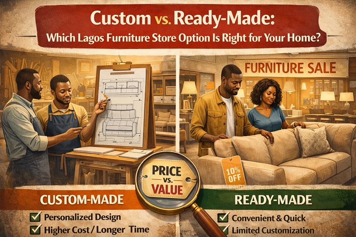 Custom vs. Ready-Made: Which Lagos Furniture Store Option Is Right for Your Home?