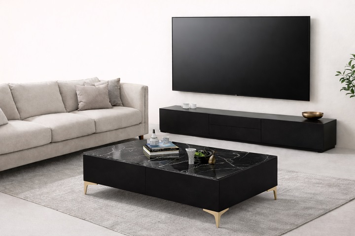 What Rugs, Sofas & TV Stands Pair Well with the Alicia Table?