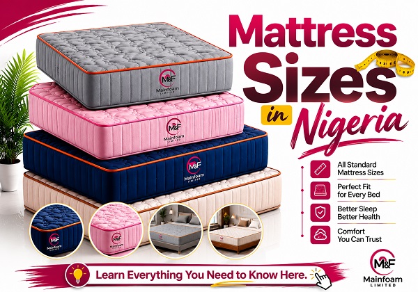 Choosing a mattress size in Nigeria — Mainfoam size guide