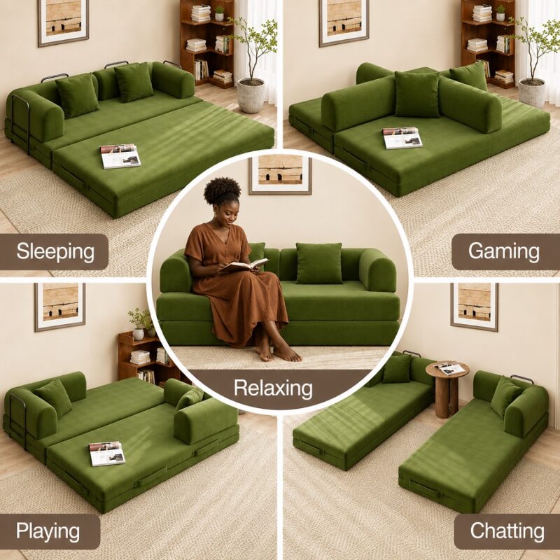 Mainfoam Fold-Out Sofa Bed