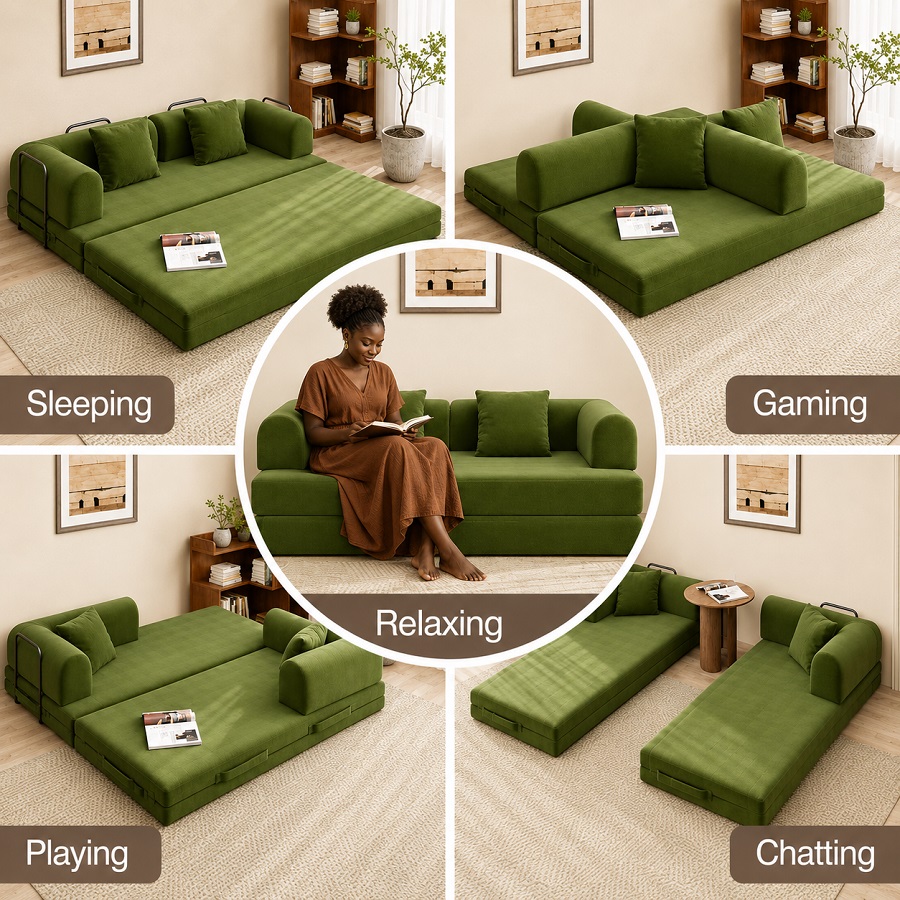 MF Fold-Out Sofa Bed